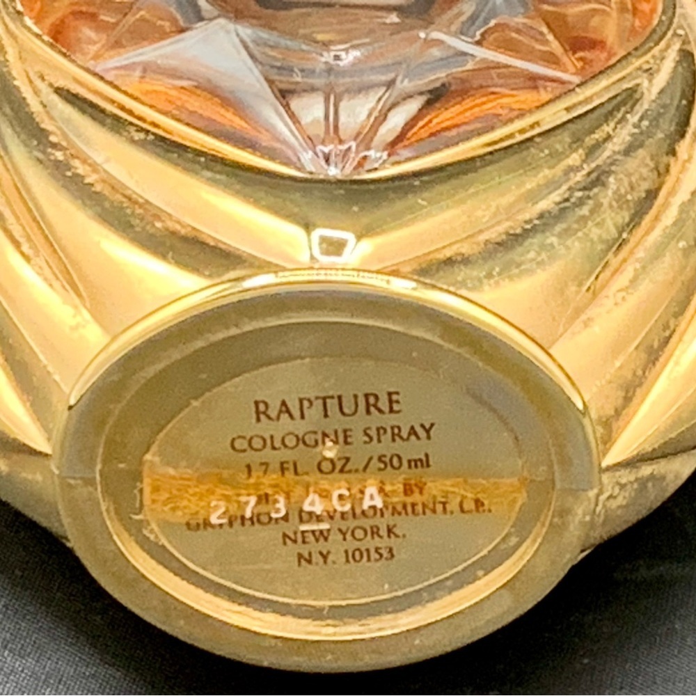 Vintage Victorian Secret Rapture Cologne Perfume Original Hert Bottle 1,7 Oz - Picture 12 of 12